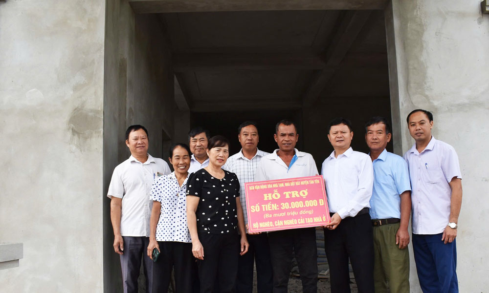  Tháng 6/2025 cơ bản hoàn thành xóa nhà tạm, nhà dột nát tại Bắc Giang